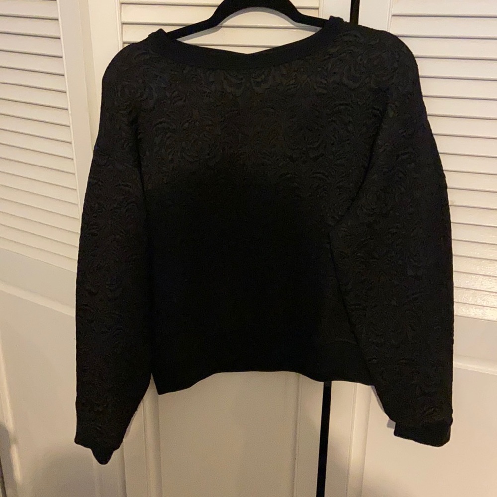Sandro black sweatshirt